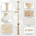 thumbnail image 4 of COZIWOW Floor to Ceiling Cat Tree Tower for Indoor Large Cats Tall Cat Climber with Adjustable Height (98-114 inches) 7 Tier Wood Cat Climbing Tower, 4 of 15