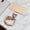 1pc【Gold】, variant on 1pc Rotatable Stainless Steel Cat-Shaped Spring Buckle Phone Lanyard Connector, Link Clasp, Phone Case Back Sticker Lanyard Clip, Universal Phone Connector Plate, Flower Metal Ring Buckle, Key Ring