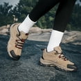 thumbnail image 6 of CZV Women's Outdoor Hiking Shoes, Non-Slip Comfortable Work Shoes, Breathable Lightweight Sneakers for Hiking, Camping, Fishing, Casual.Khaki, 6 of 8