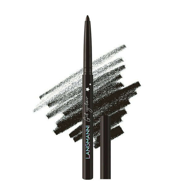 Fiudx Delineador de Ojos Automático, Fórmula Duradera Que No Se Corre, Diseño Giratorio de Precisión, Pincel de Maquillaje de Calidad Profesional, Fácil Aplicación para Uso Diario, Ideal para Amantes
