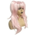 thumbnail image 3 of 〖SUCS〗Fashion Women Natural Party Cosplay Pink Wave Sexy Curly Wavy Synthetic Wigs, 3 of 4