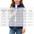 thumbnail image 3 of Kids Sleeveless Puffer Vest Zip Up Quilted Jacket with Flap Pockets Size 10-12, 3 of 9