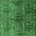 thumbnail image 1 of Ahgly Company Indoor Square Oriental Emerald Green Industrial Area Rugs, 7' Square, 1 of 4