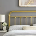 thumbnail image 5 of Modway Sage King Metal Headboard in Gold, 5 of 6