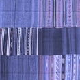 thumbnail image 1 of Ahgly Company Indoor Square Southwestern Blue Country Area Rugs, 6' Square, 1 of 4
