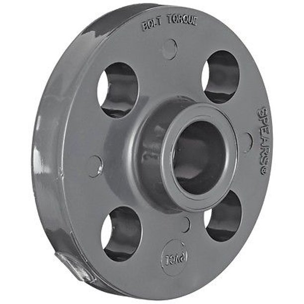 Spears 851 Series Pvc Pipe Fitting One Piece Flange Class 150 2 1 2 Inch Walmart Com