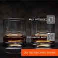 thumbnail image 4 of WLTER Whisky Glasses New York Bar 6-Piece Set 6 1/2 oz – Elegant Crystal Tumbler Glasses for Whisky, Bourbon & Cocktails – Lead-Free Glass – Dishwasher & Shock Resistant, 4 of 7