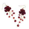thumbnail image 2 of Pendientes colgantes jinwen de boda para mujer, 2 of 8