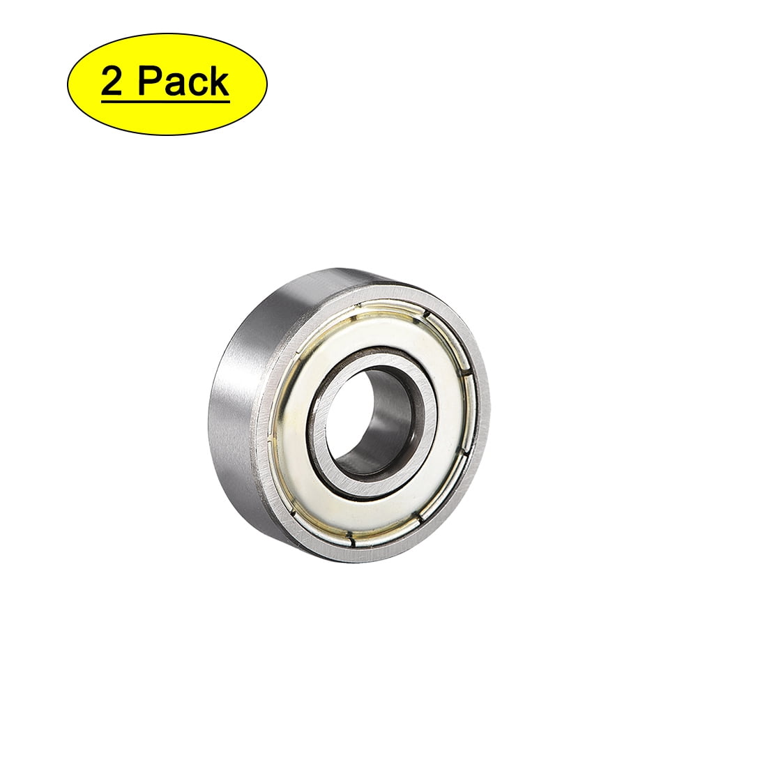 Pack of 2 Pallet Jack Load Wheel 15mm ID x 1-3/8" Ball Bearings