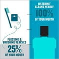 thumbnail image 2 of Listerine Cool Mint Antiseptic Mouthwash for Bad Breath, Plaque and Gingivitis, 1.5 L, 2 of 17