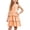 0-Orange138, variant on Byoo Toddler Girl Sleeveless Tiered Dress Solid Spaghetti Strap A Line Beach Sundress,Orange