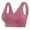 Wine, variant on Sport Bras Women Padded Bra Feature V-Neck Nursing Bra Style W-828 Pinks XL