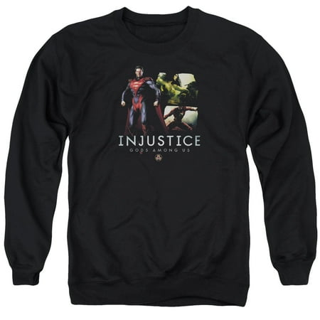 Injustice Gods Among Us Video Game Supermans Revenge Adult Crewneck