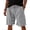 Gray-A-70314aa, variant on Linen Shorts Men High Waist Button Men Beach Shorts Wide Leg Summer Fishing Men's Bermuda Shorts with Pocket Khaki XL