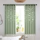 thumbnail image 3 of Whataatahia Cortina opaca de ventana de oscurecimiento de doble capa para dormitorio (verde), 3 of 8