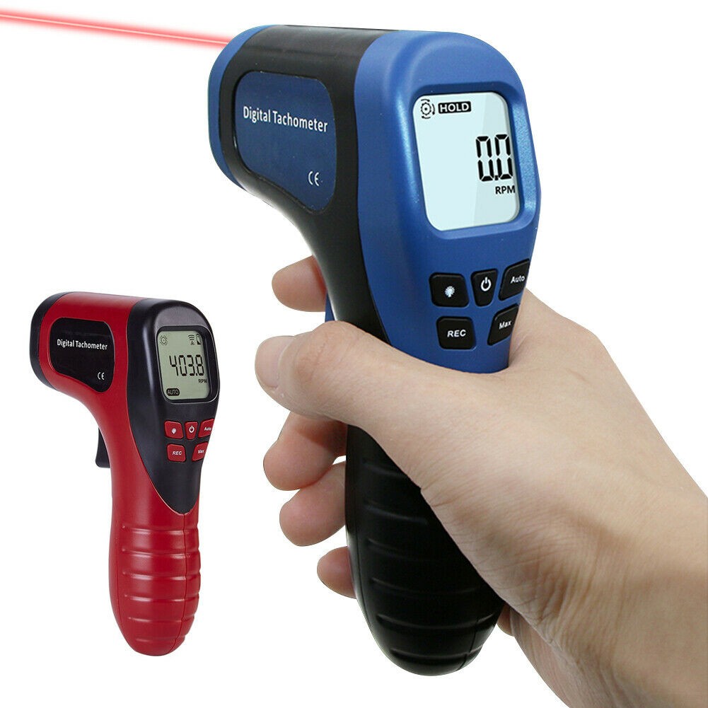 RuoShui 6236P Digital Tachometer Max 99999 RPM Laser Speed Tester Motorcycle Auto Singal Trigger