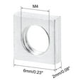 thumbnail image 3 of Unique Bargains Square Nuts, M4x6mmx2mm Zinc-Plated Metric Coarse Thread Assortment Kit, 200pcs, 3 of 5