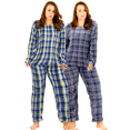 thumbnail image 1 of Set De 2 Pijamas Afelpadas Mujer Unitalla Polar Pantalón Sudadera Ropa Invierno, 1 of 5