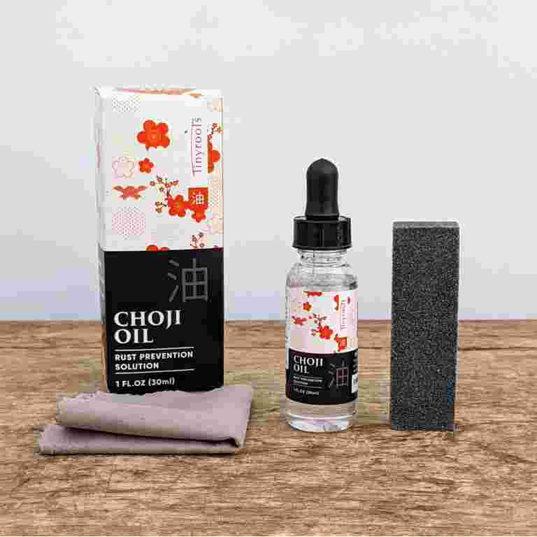 Tinyroots Choji and Honing Oil Kit with Rust Eraser & Microfiber Tinyroots Choji and Honing Oil Kit with Rust Eraser & Microfiber