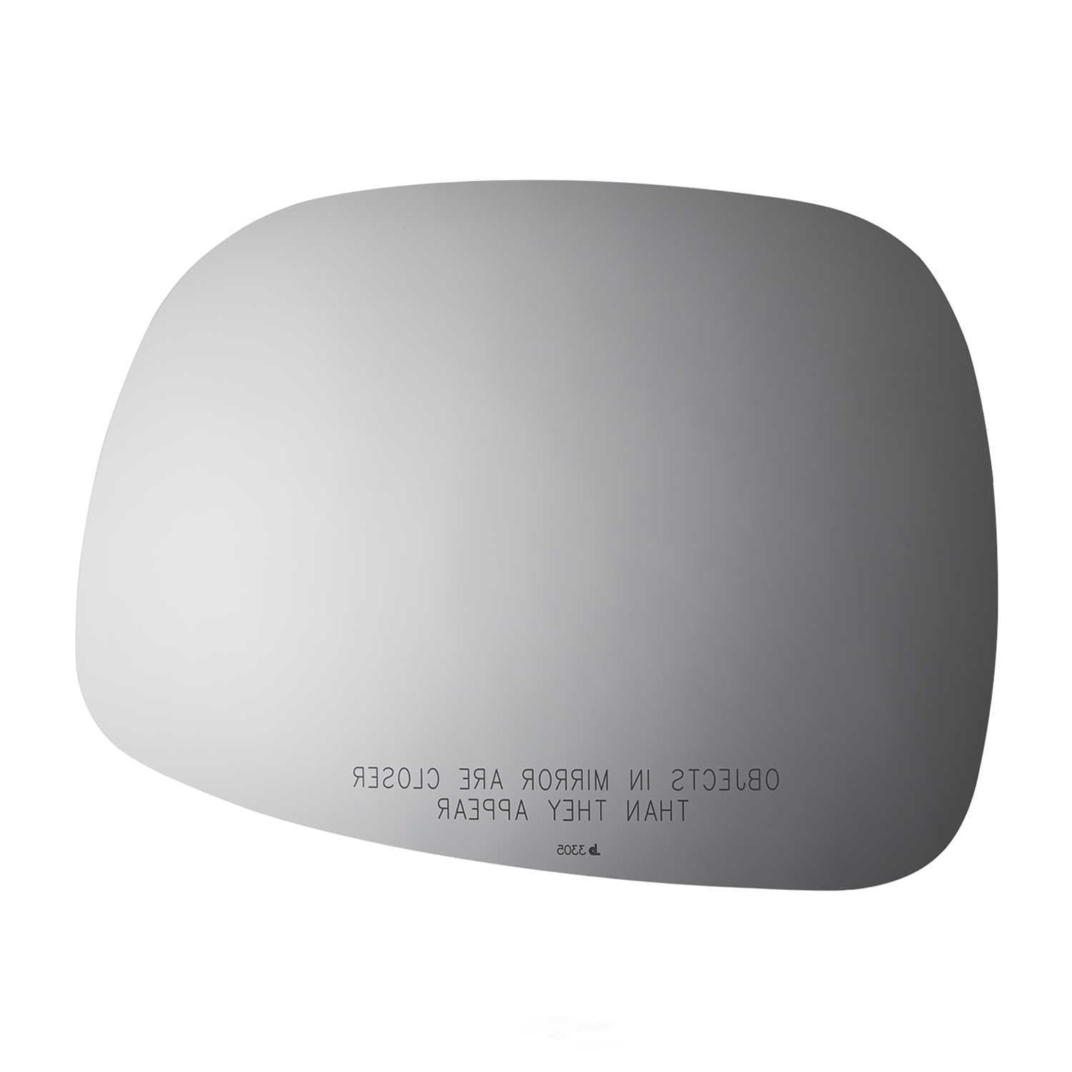 Burco Side View Mirror Replacement Glass - Clear Glass - 3305
