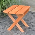 thumbnail image 1 of A &amp; L Furniture Western Red Cedar Folding Oval End Table, 1 of 7