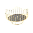 thumbnail image 2 of Cesta para almacenar frutas, frutero de encimera, contenedor para almacenar frutas, alambre de metal negro 28x15cm, 2 of 9