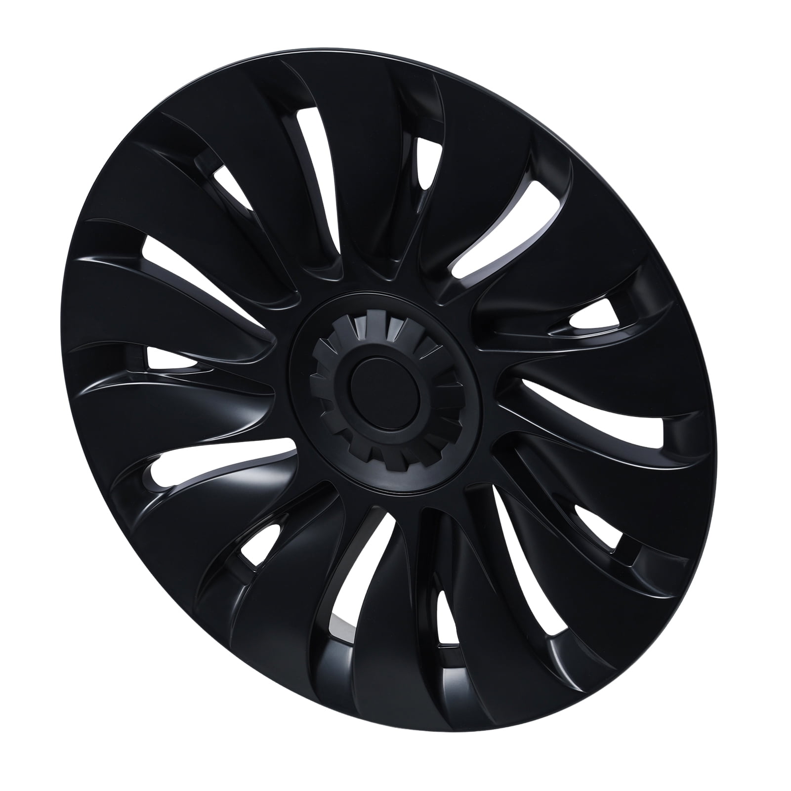 ASKMZ 4Pcs/Set 19-Inch Wheel Cover Hubcap, Automotive Hub Caps, Easy Installation and Stable Fit, Modified Wheel Cover for Tesla Model Y