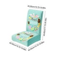 thumbnail image 3 of Ranliy Easter Chair Covers Bunny Eggs Floral Chair Slipcovers Protector Spring Washable Easter Party Decoration Removable Holiday Farmhouse Decor For Home Dining Room Kitchen, 3 of 6