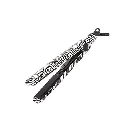 Easy Travel, Mini Hair Styling Flat Iron - Zebra Print