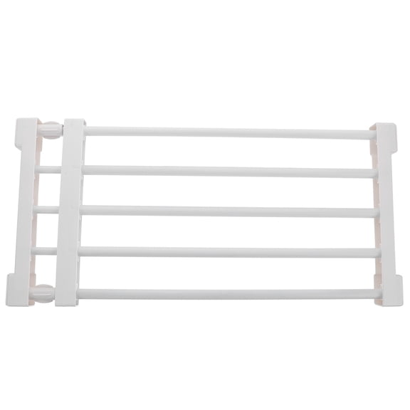 FRCOLOR 1Pc Closet Storage Shelf Organizer for Bedroom Wardrobe, Compact 3.74" x 1.26" x 0.39" Space Saver