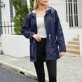 thumbnail image 2 of Up to 60% off! Windproof Jackets for Womens Winter Warm Plus Size Zip Up Coat Fashion Windbreaker Outerwear Casual Rainproof Jacket, 2 of 9