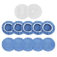 thumbnail image 1 of 12 paquetes de almohadillas enceradoras para pulidor de coche, juego de capó de microfibra para camión, motocicleta, bicicleta, barco, yate, 1 of 12