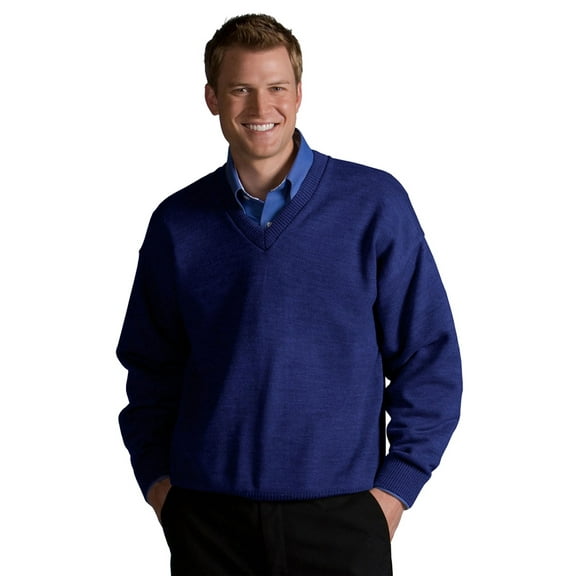 Edwards Garment Men's V-Neck Long Sleeve Sweater