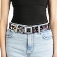 thumbnail image 5 of Buckle-Down Belt, Seatbelt Buckle Belt, Dead Men Tell No Tales Pink, Youth 22 to 32 Inches, 5 of 9