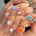 thumbnail image 6 of 1Box 120Pcs 8 Styles Nail Charm Flower Resin Cabochons Nail Art Decoration Accessories 3D Manicure Nail Studs Nail Cabochons Supplies for Nail Art Craft DIY, 6 of 7