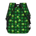 thumbnail image 4 of Balery Happy St. Patrick's Day5 Mochila Escolar Impresa, Mochila Ligera para Viajes Casual, Mochila Duradera y Cómoda Multifuncional, Mochila para Laptop-One Size, 4 of 5