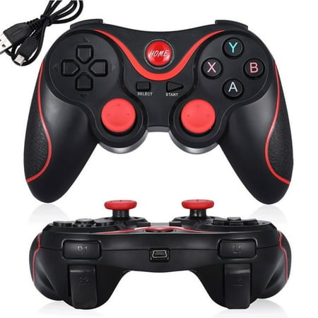 w/bluetooth 4.0 Wireless Controller,w/bluetooth Controller Wireless Connect Gamepad Gaming Controller For Android,Phone,TV Box,tabl et PC,Black