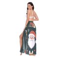 thumbnail image 3 of FORMRS Womens Beach Sarong Semi-Sheer Bikini Wrap Skirt Swimsuit Cover-ups, Whimsical Christmas, 3 of 7