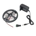 thumbnail image 2 of Tira de luces Led SMD 5050 2835 12 V 5M 60Led/M, cinta Led Flexible impermeable, Kit de enchufe de alimentación, luz nocturna de 12 V, decoración del hogar, 2 of 3