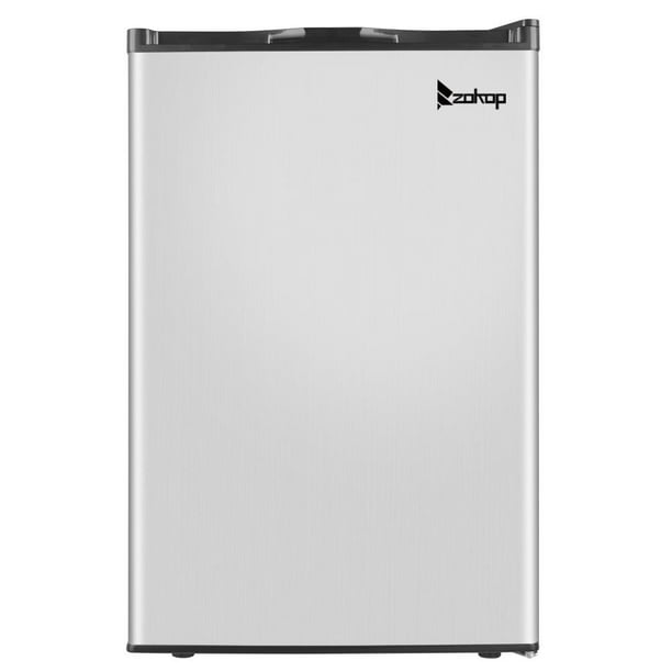 SalonMore Compact 3.0 cu.ft Upright Freezer Stainless Steel Door Mini