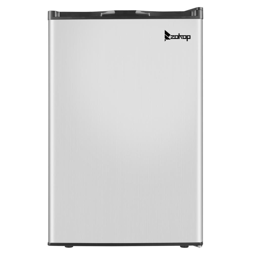 ZOKOP 3.0 Cu.ft Stainless Steel Single Door Mini Refrigerator Compact Freezer for Dorm, Office - image 1 of 8