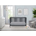 thumbnail image 5 of Delta Children Heartland 4-in-1 Convertible Baby Crib, Charcoal Gray, 5 of 13