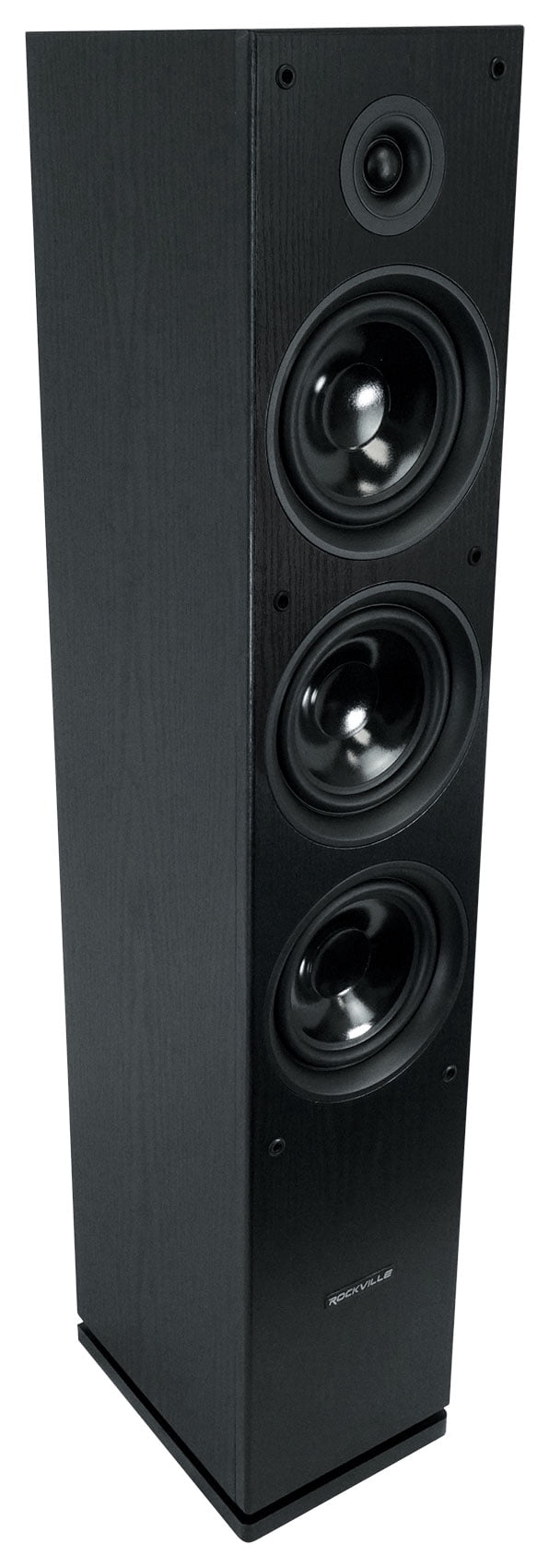Rockville BLUAMP 150 Home Bluetooth Amplifier Receiver+(2) Black Tower Speakers