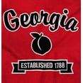 thumbnail image 2 of Georgia Cute Peach State Souvenir Men's Graphic T Shirt Tees Brisco Brands S, 2 of 6