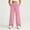 Pink, variant on Kids' Solid Color Lightweight Sweatpants Elastic Waist Side Pockets Loose Wide Leg Soft Fabric for Daily Wear 5-14 Years Navy 14-15 Years