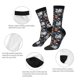 thumbnail image 4 of Balery Cute ghost in the flowers Calcetas Largas con Estampado para Hombre y Mujer – Suaves y Transpirables, Talla Única (US 5-11), 4 of 6