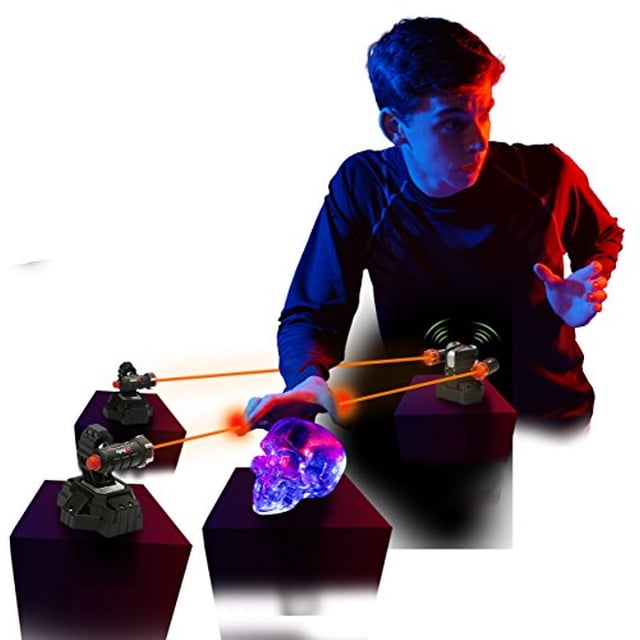 SpyX/Lazer Trap Alarm — Juguete de alarma láser seguro para niños espía para proteger las SpyX SpyX