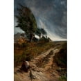 thumbnail image 3 of Antonio Parreiras 13x18 Black Modern Framed Museum Art Print Titled - The Gale, 3 of 5
