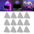 thumbnail image 1 of Paneles de luces LED, luces triangulares, fondo decorativo, control de aplicación inteligente, lámparas , lámparas de pared para fotografía Wi 12 piezas BLESIY Paneles de luz, 1 of 8