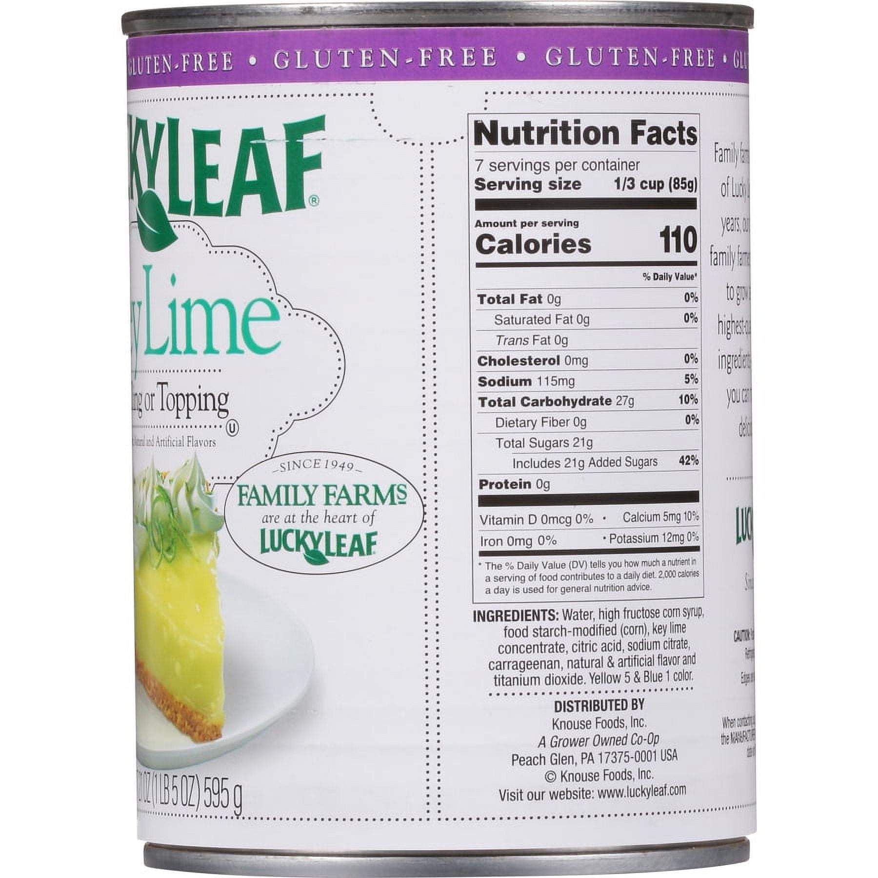 Lucky Leaf® Key Lime Pie Filling 21 oz. Can